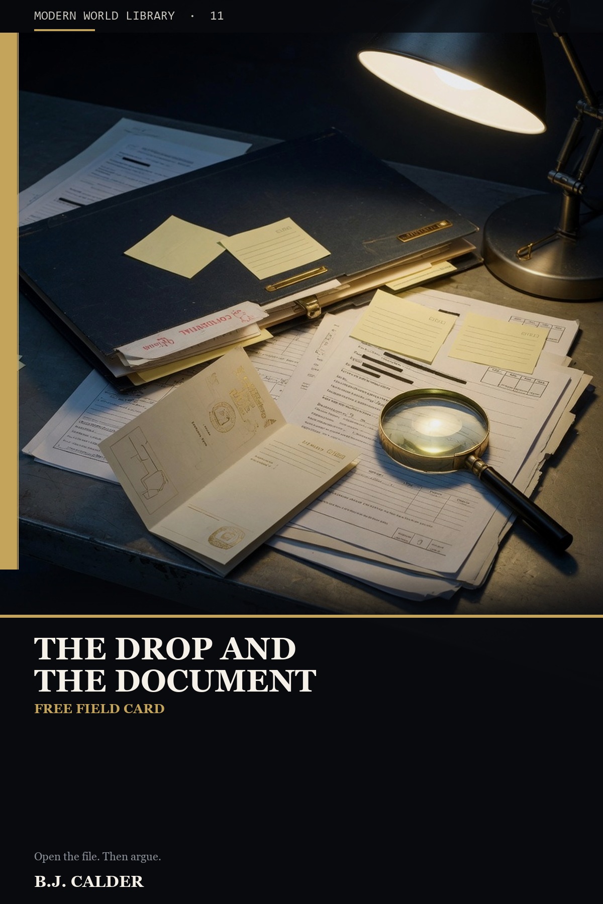 Cover of The Drop and the Document